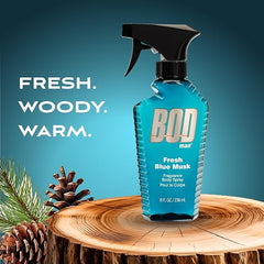 Bod Man Fresh Blue Musk packaging highlights bold branding.