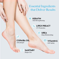 Bodipure keratin foot mask close-up shows nutrient-rich formula for skin and nails
