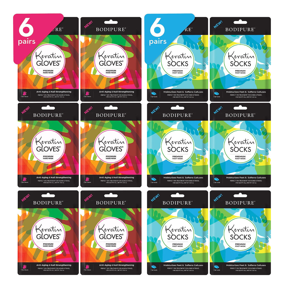 Bodipure Premium Hand Mask gloves deliver deep hydration for smoother hands
