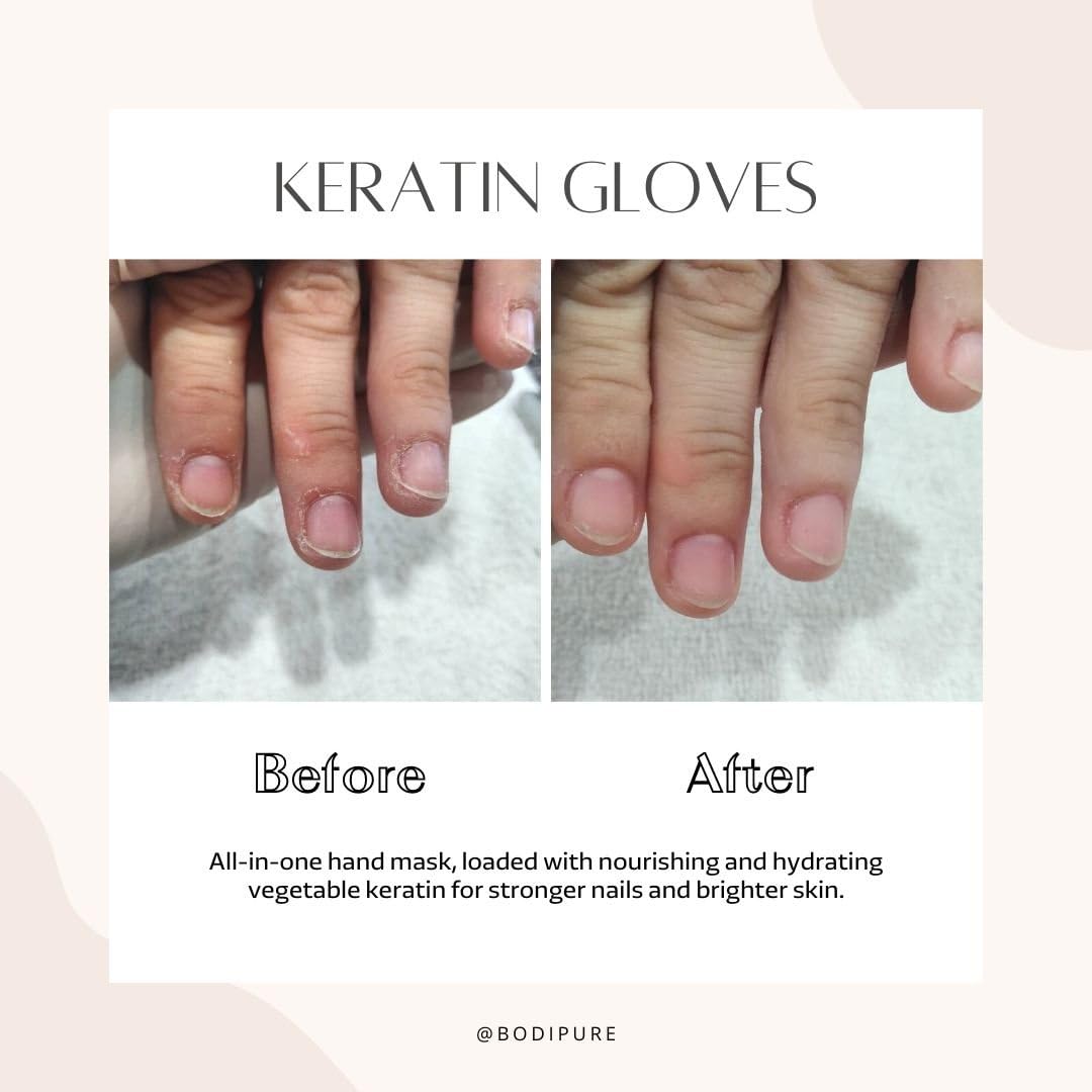 Bodipure Premium Hand Mask Keratin Gloves spa at home setup for relaxation