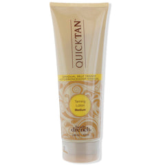 Body Drench Quick Tan bottle in Medium shade for buildable bronze glow.
