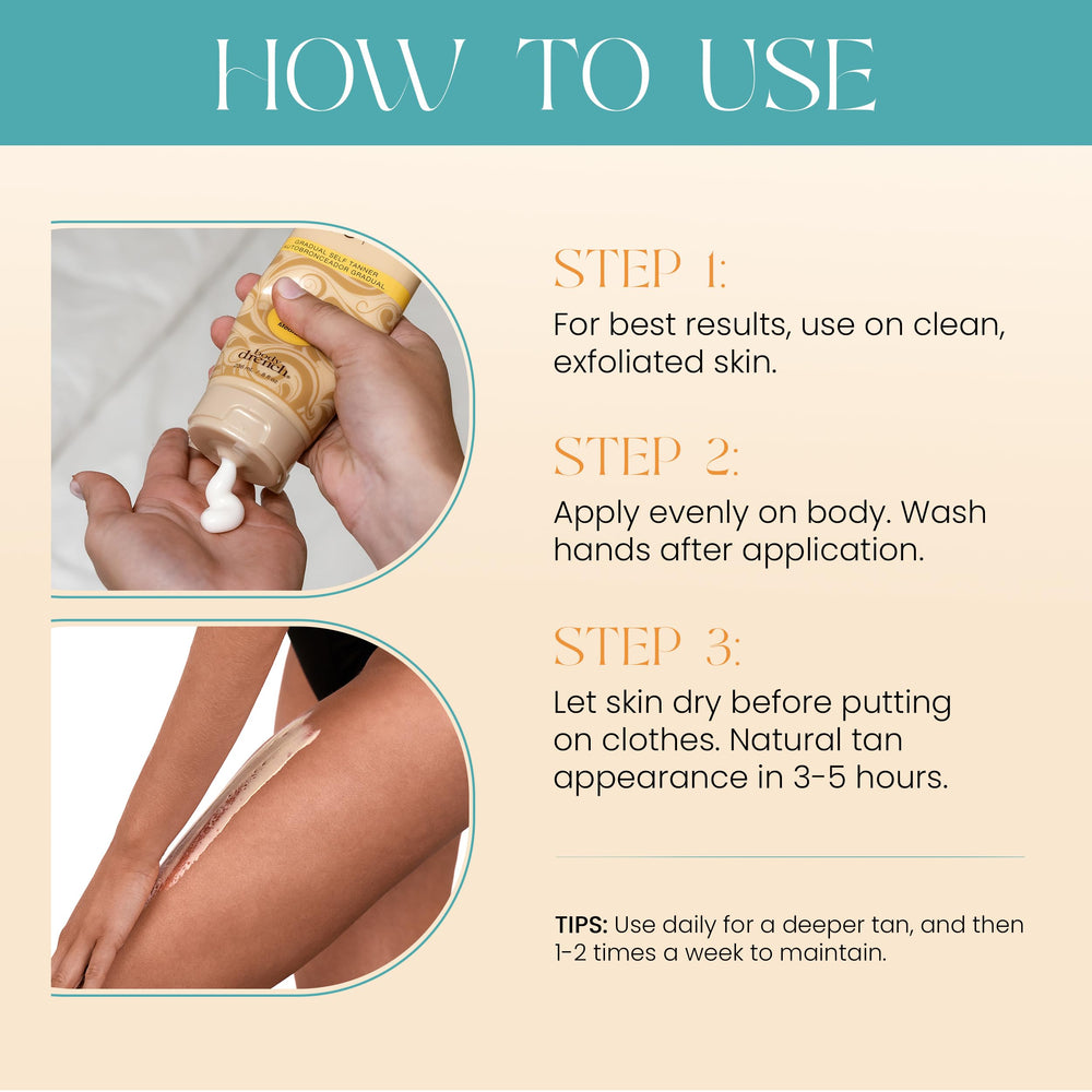 Body Drench Quick Tan is proudly made in USA and cruelty-free.