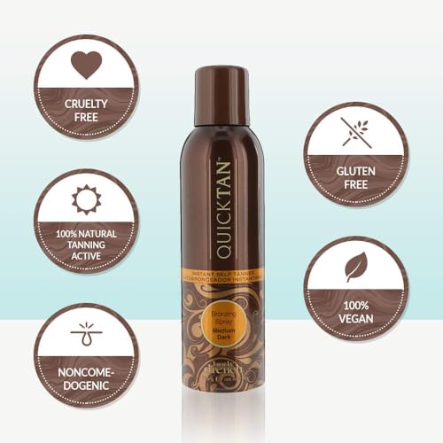 Body Drench QuickTan salon-approved formula for long-lasting natural glow.