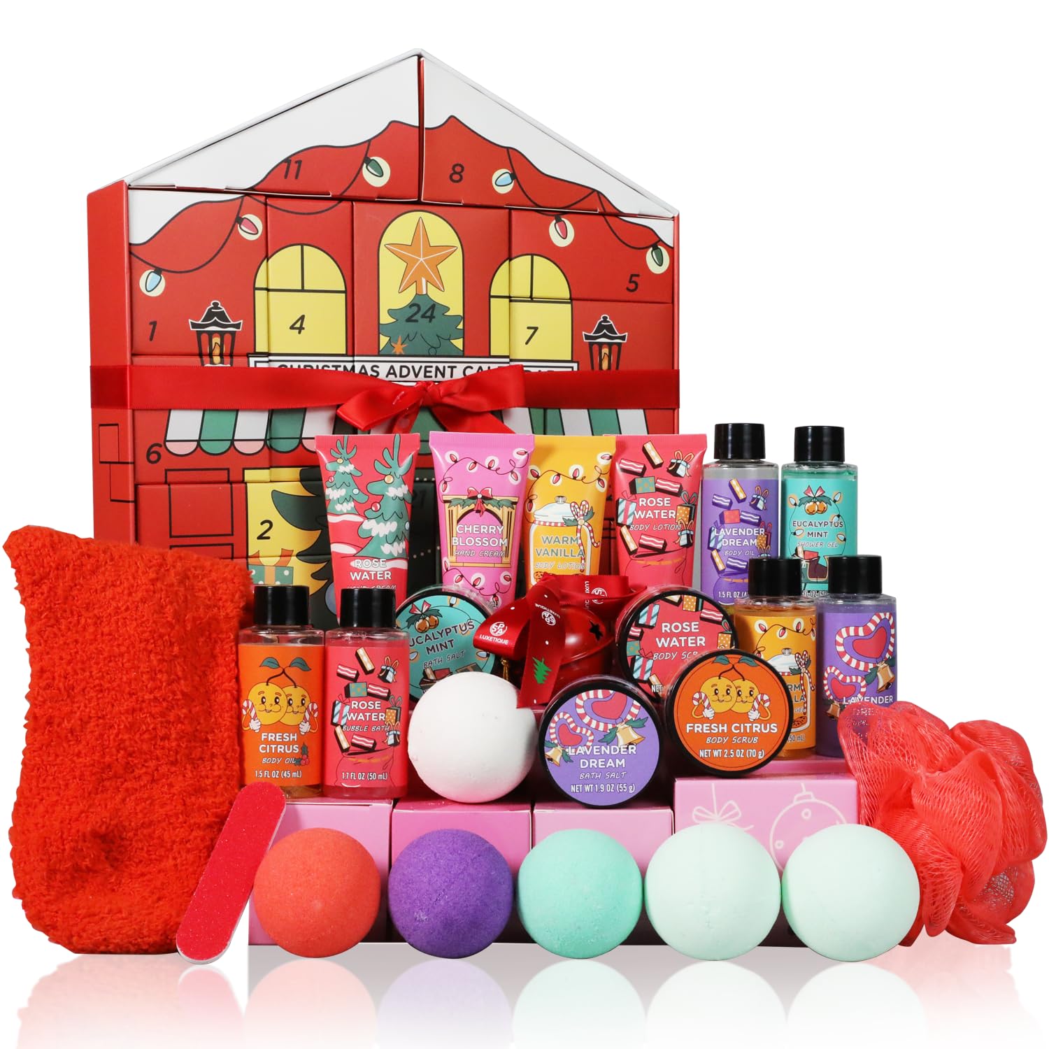 Body & Earth 2025 Advent Calendar box showcases festive packaging for gifting.