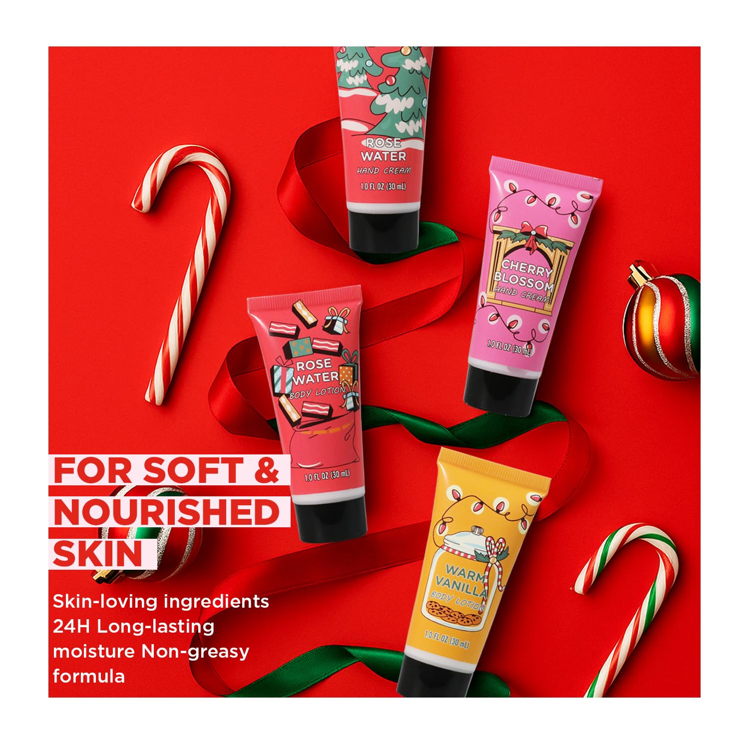 Body & Earth 2025 hand cream tube highlights daily moisturization and soft skin.