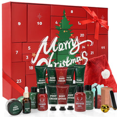 Body & Earth Advent Calendar cover image showing festive packaging ideal for gifting.