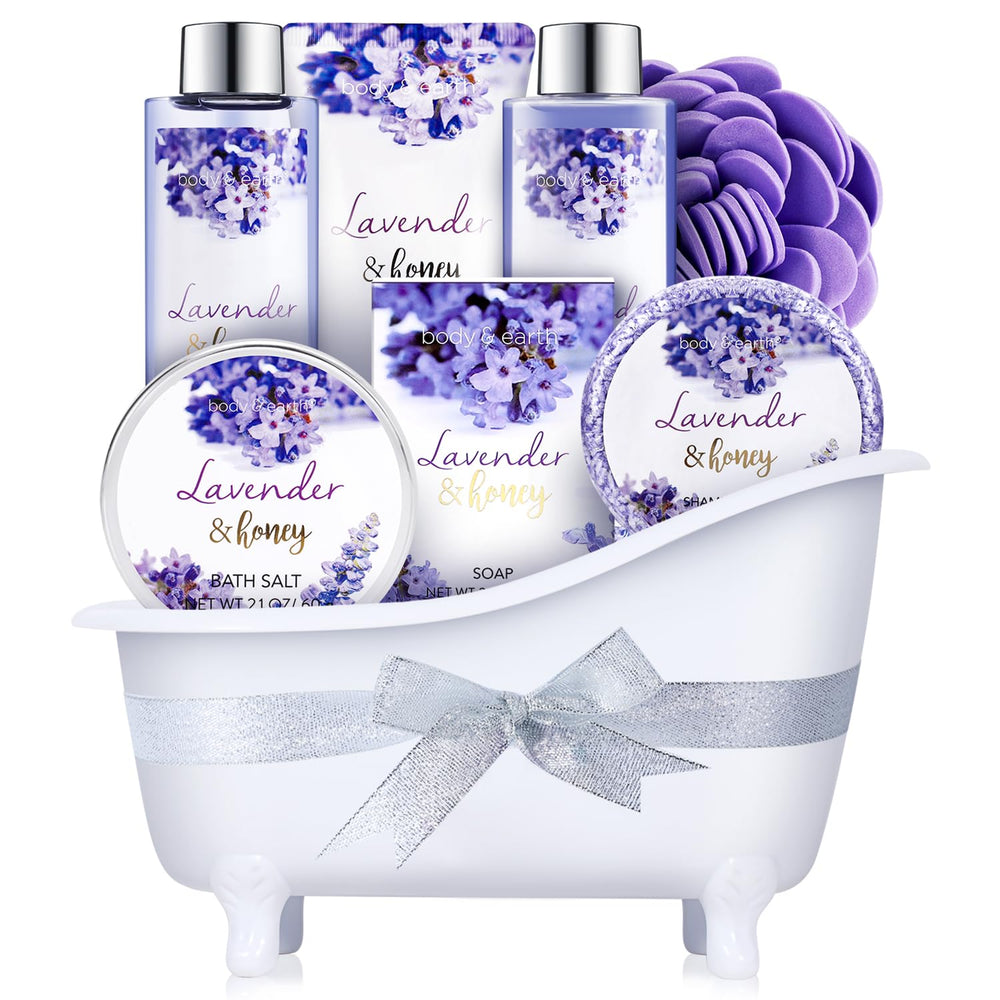 BODY & EARTH bath bubble lavender honey – soothing soak with natural ingredients