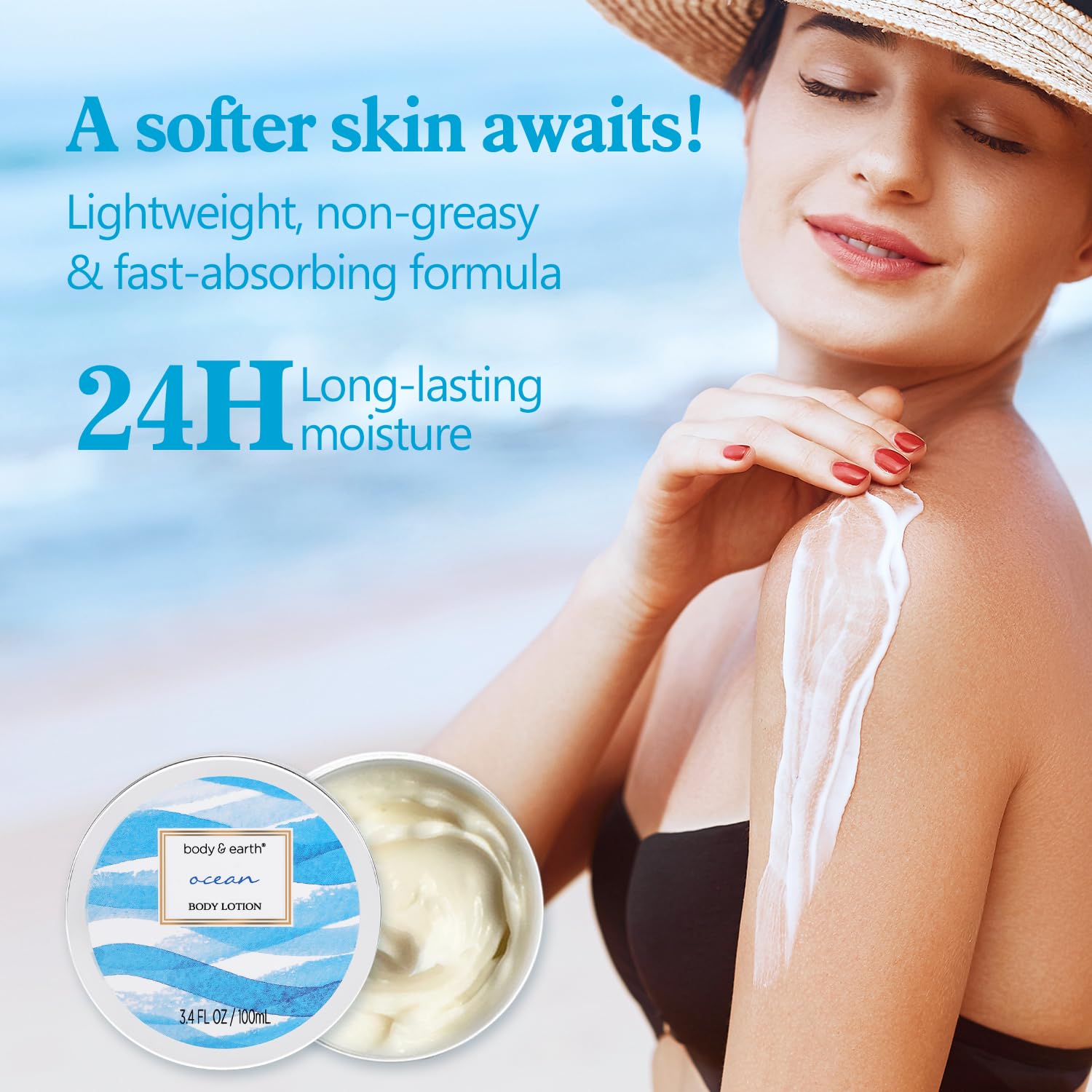 Body & Earth body lotion delivers silky moisture for daily care