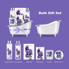 Body & Earth Bubble Bath jar offers luxurious, calming soaks.