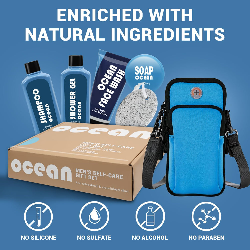 BODY & EARTH shampoo bottle for deep cleanse after workouts.