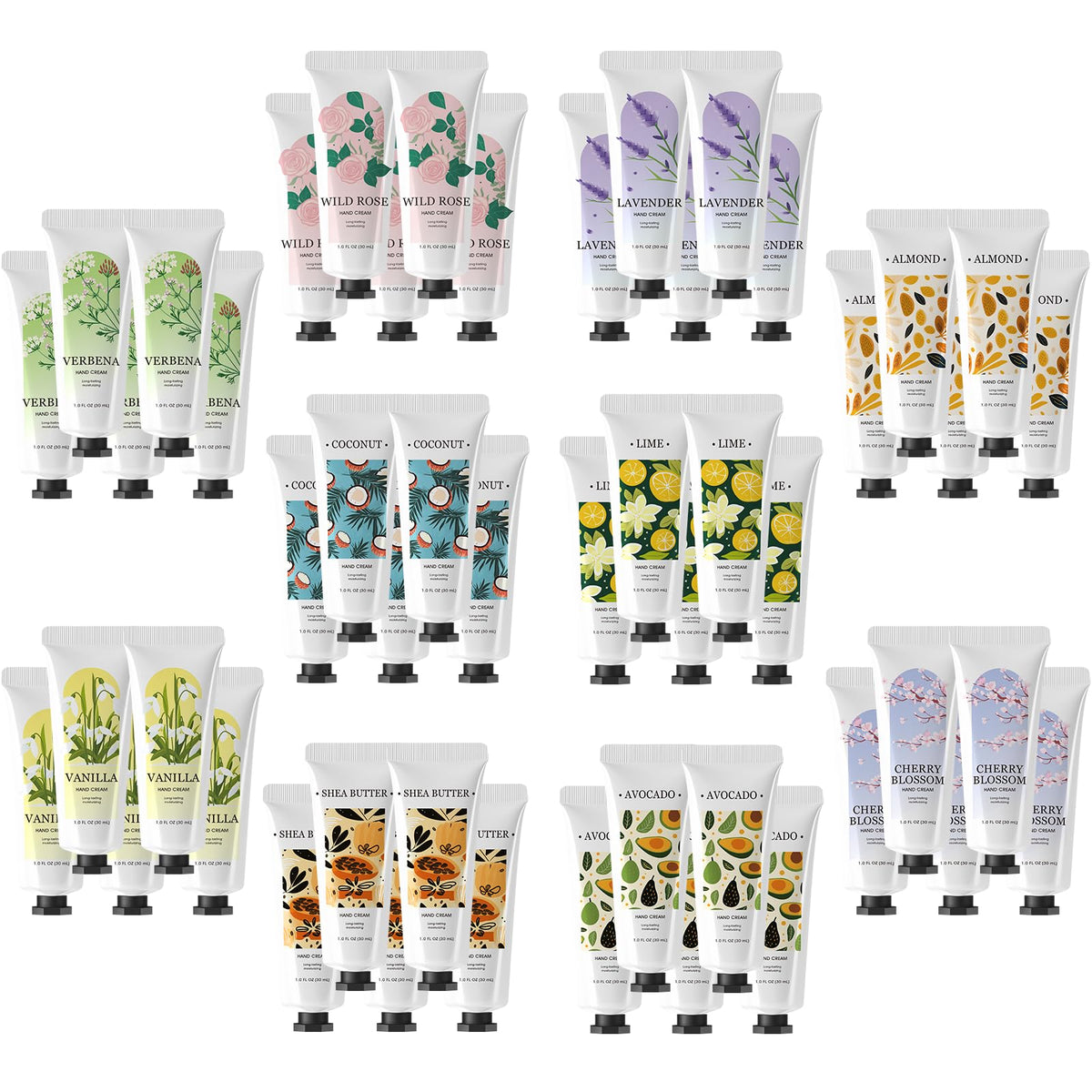 BODY & EARTH hand cream bulk 50-pack box set for versatile gifting options.