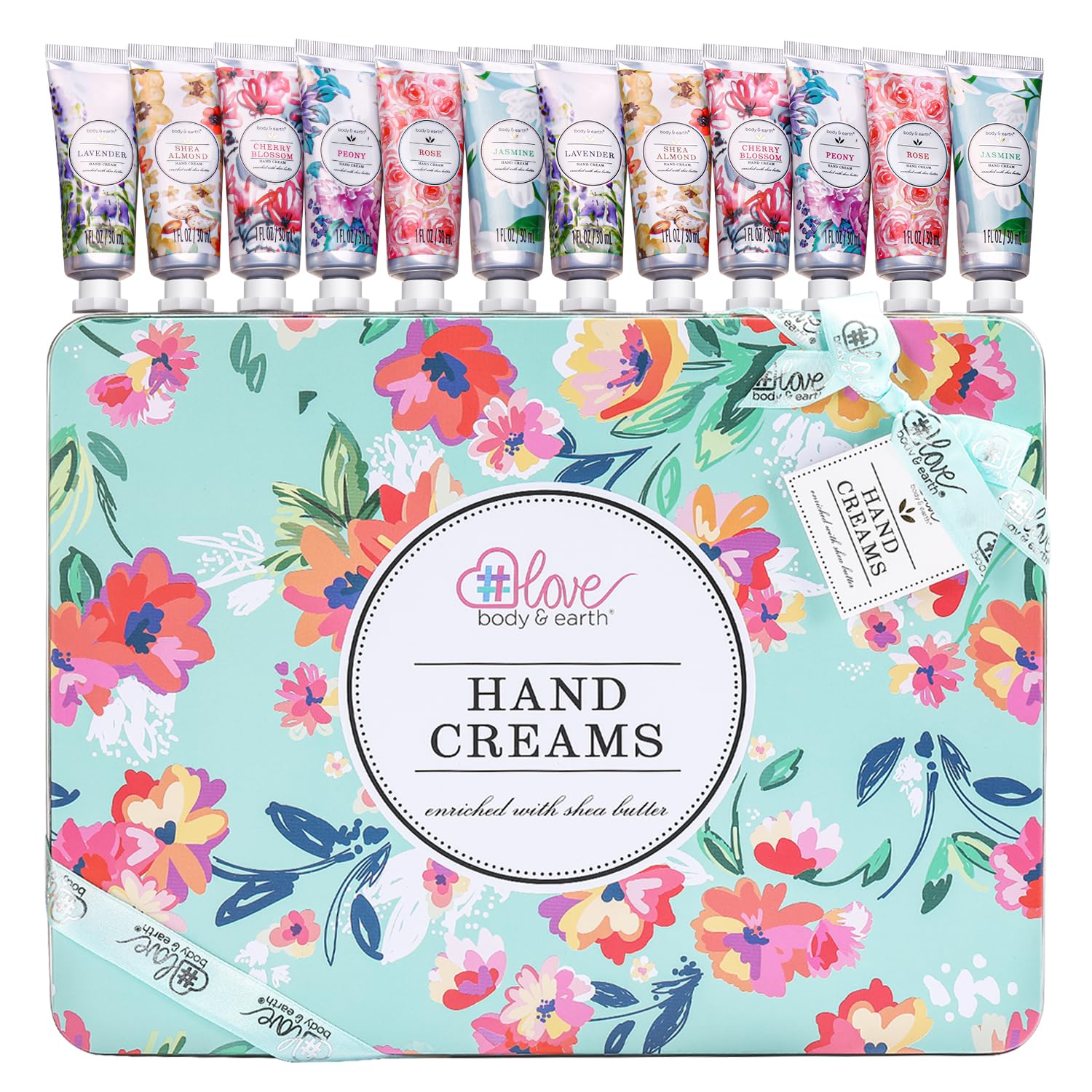 BODY & EARTH hand cream gift set elegant collection ideal for birthdays and holidays