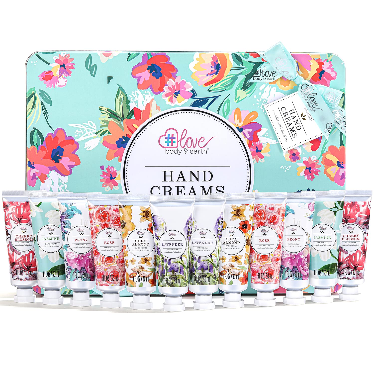 BODY & EARTH hand cream gift set packaging ready for gifting