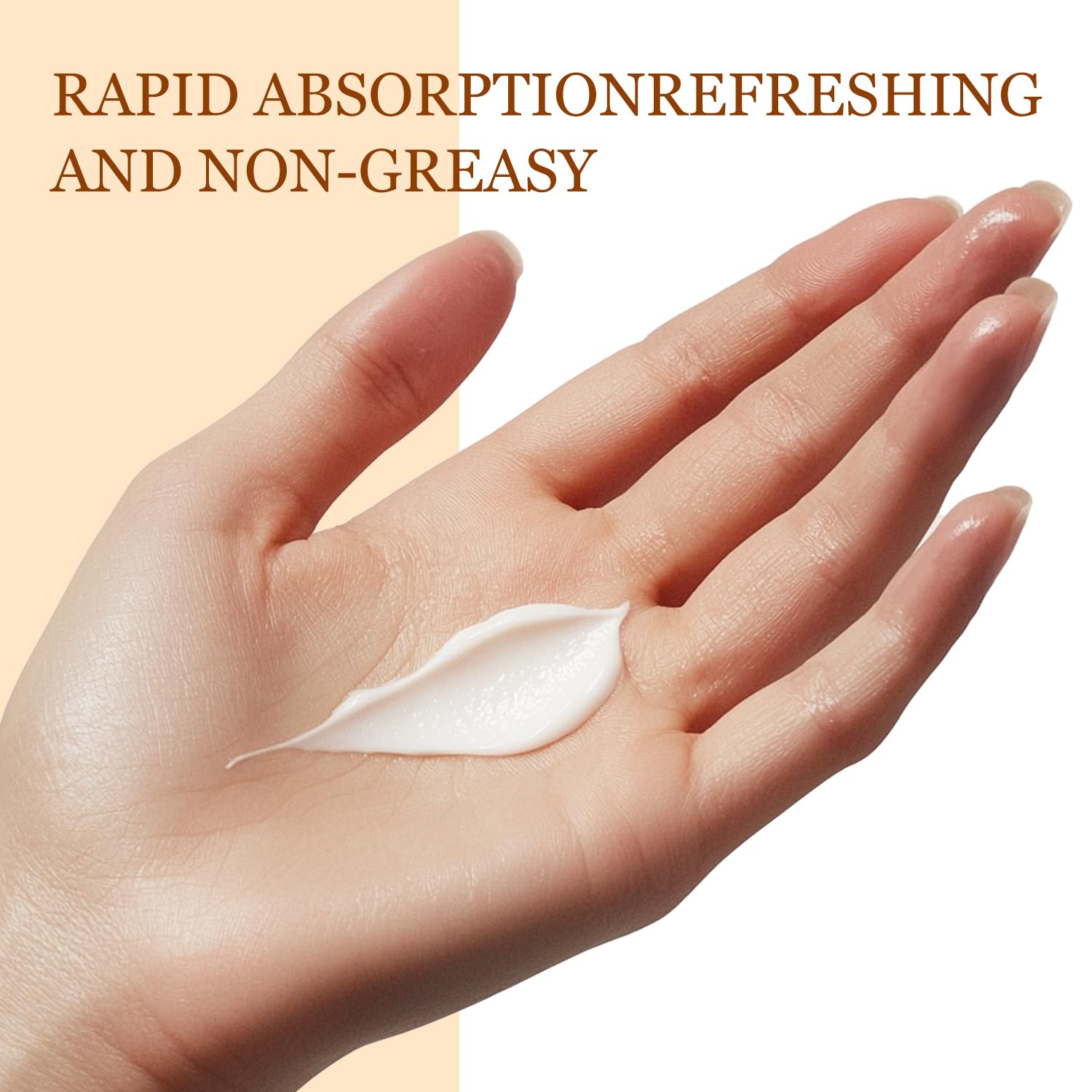 BODY & EARTH lightweight non-greasy hand cream for quick absorption