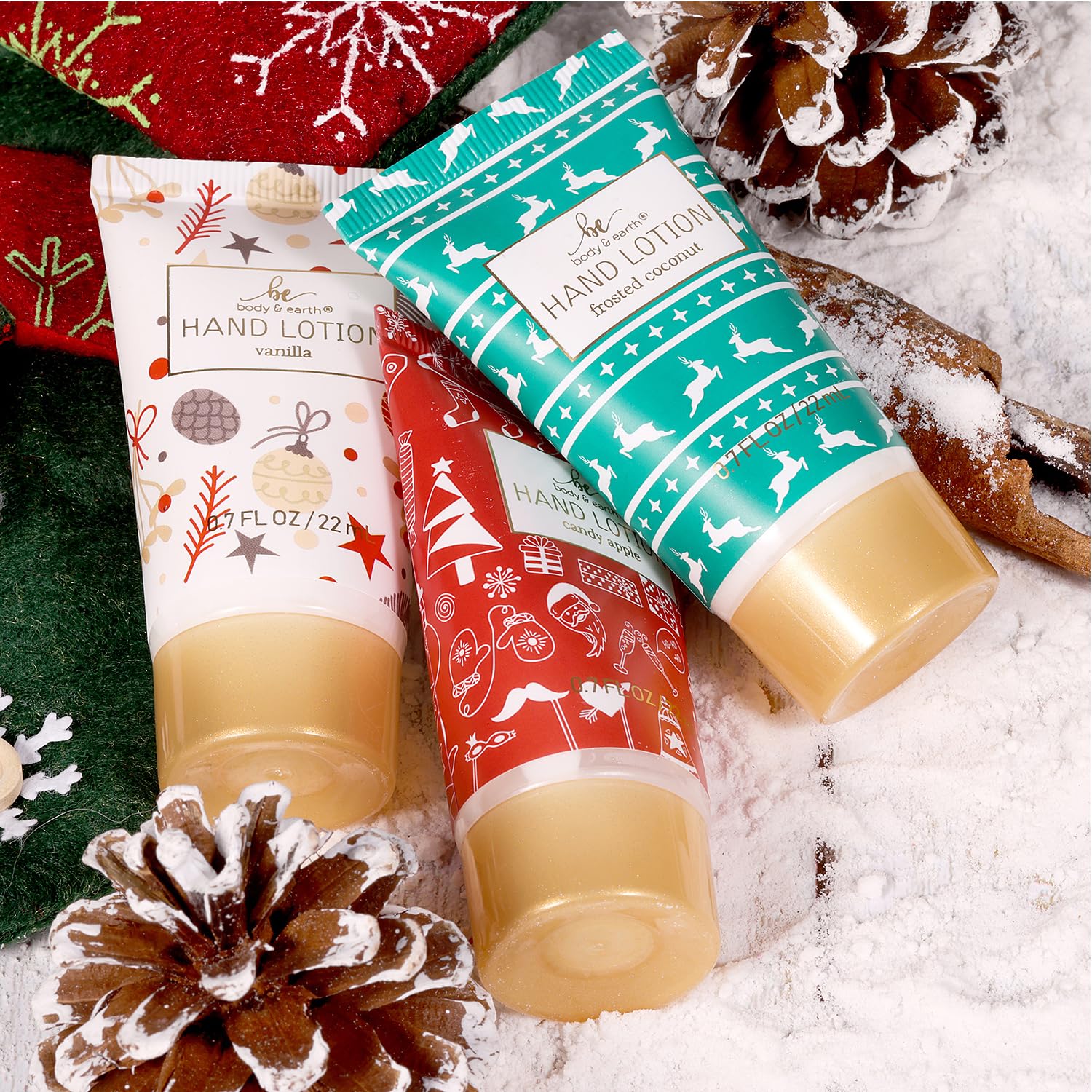 BODY & EARTH Holiday hand lotion showcases nourishing hand care for the season