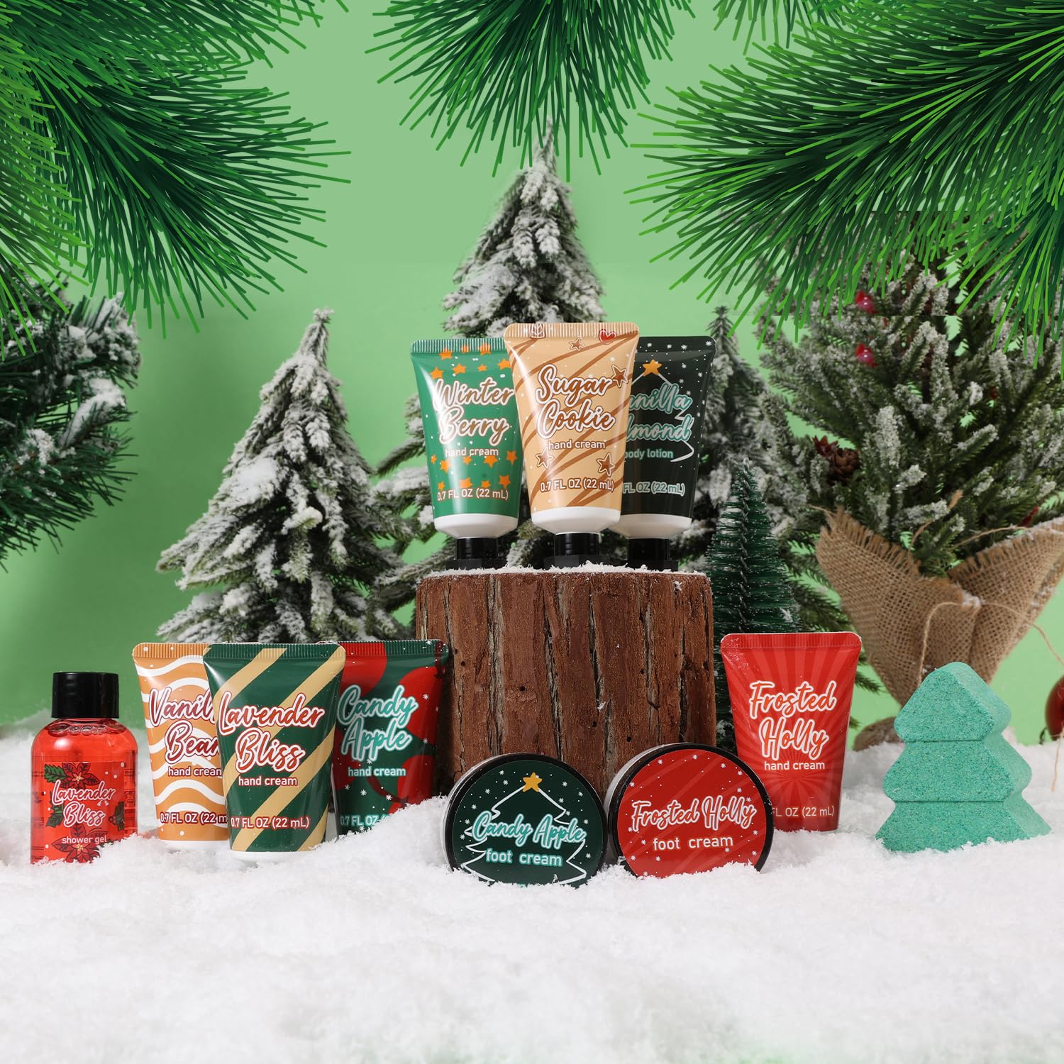BODY & EARTH # LOVE advent calendar Santa keychain included.