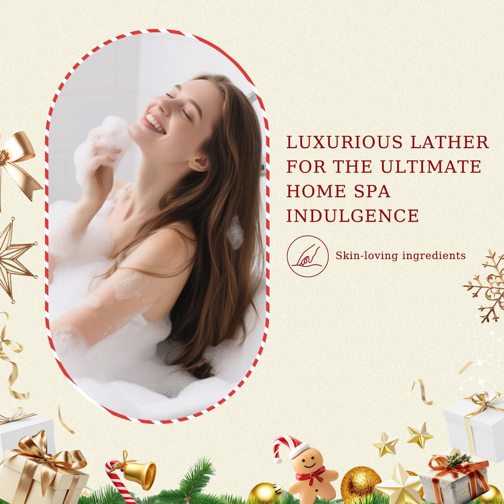 Natural floral fragrance notes on BODY & EARTH # LOVE packaging
