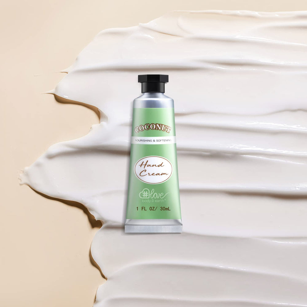 Body & Earth # LOVE travel-size hand cream set image ideal for on-the-go hydration