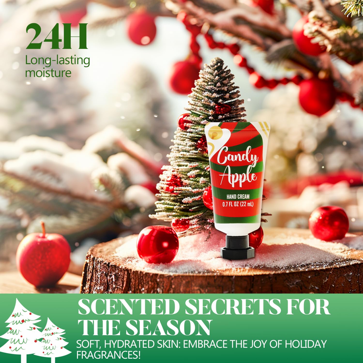 Body and Earth Love non-greasy hand cream with quick absorption.