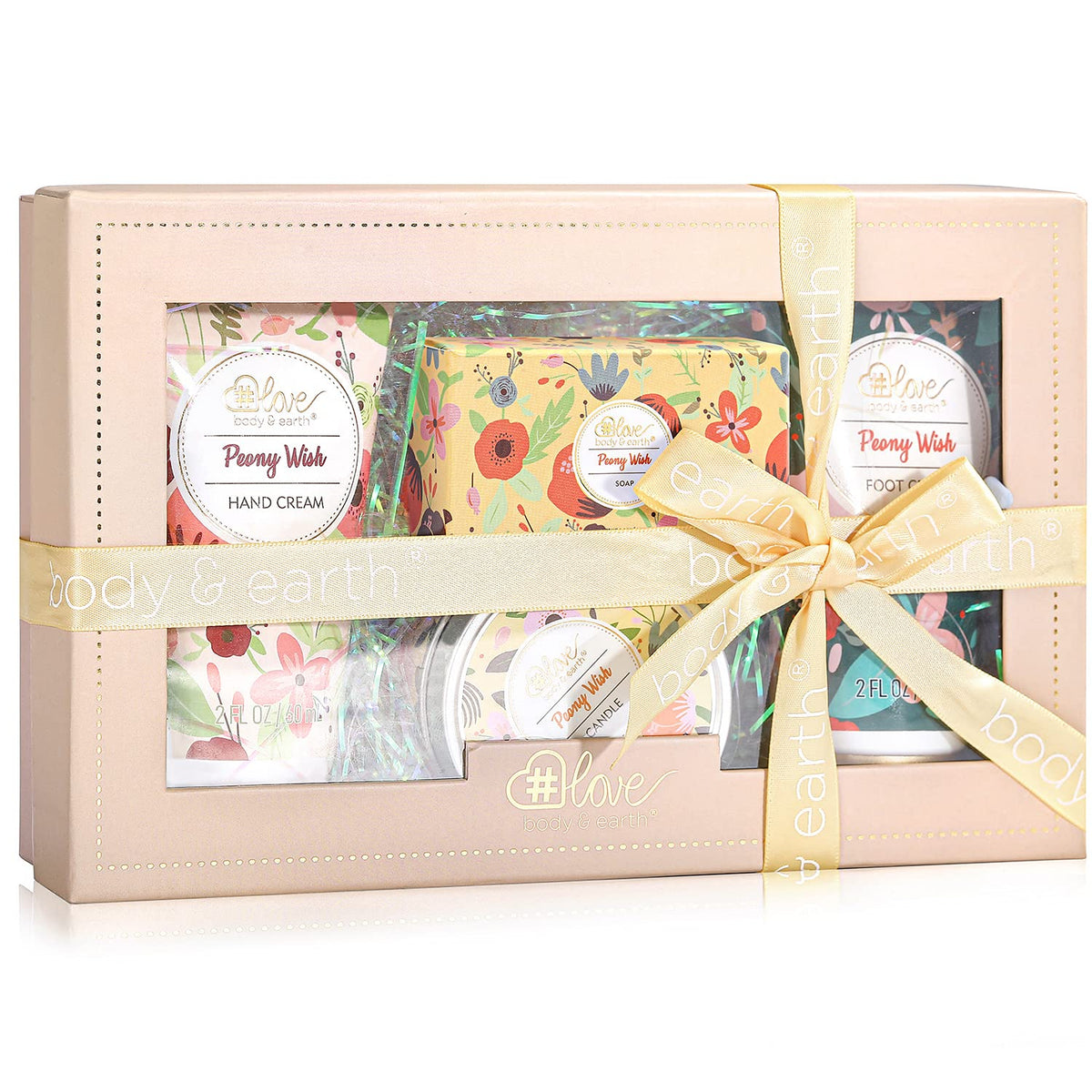 BODY & EARTH # LOVE Peony Hand Cream — hydration for dry skin.