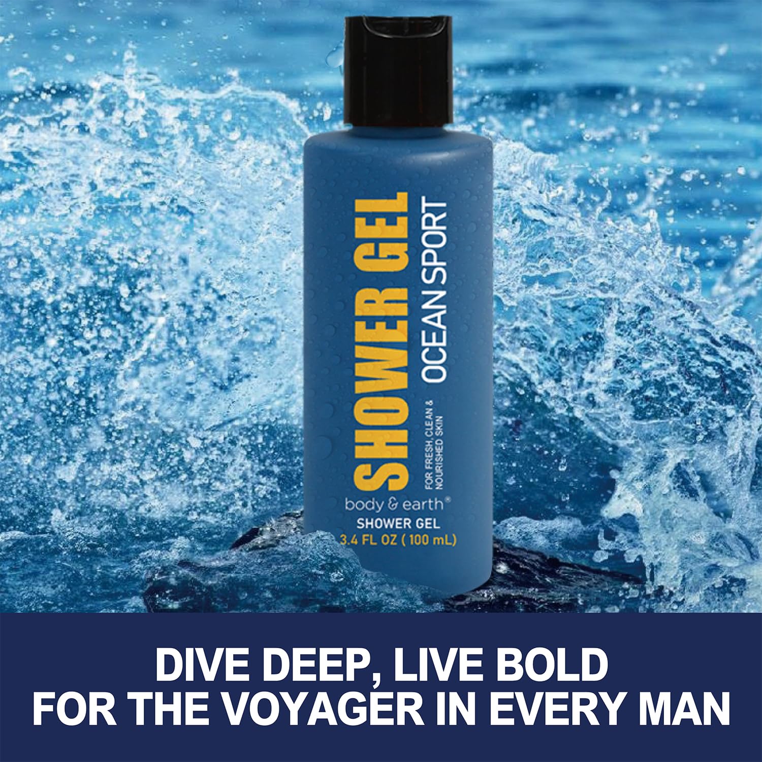 Body & Earth ocean-fragrance mens-shower-kit offers refreshing self-care.