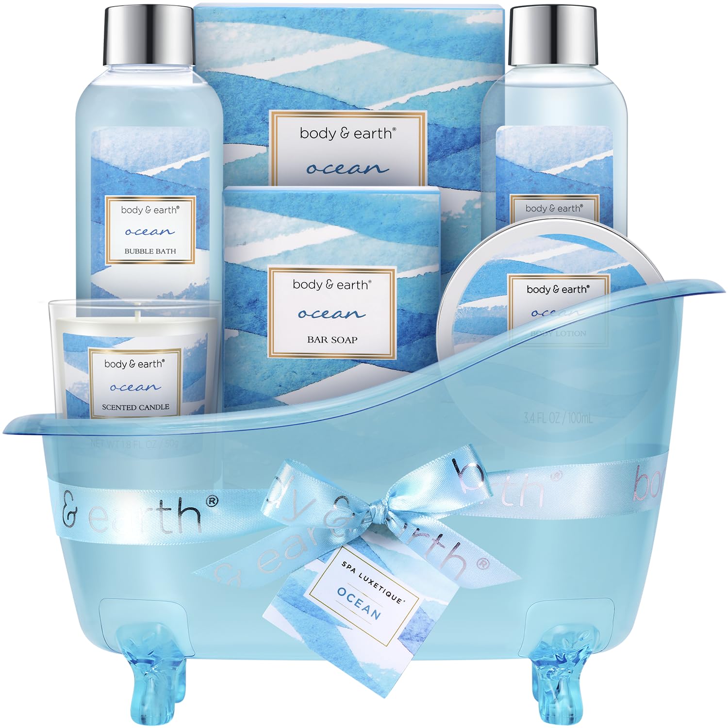 Body & Earth ocean gift set box for at-home spa moment