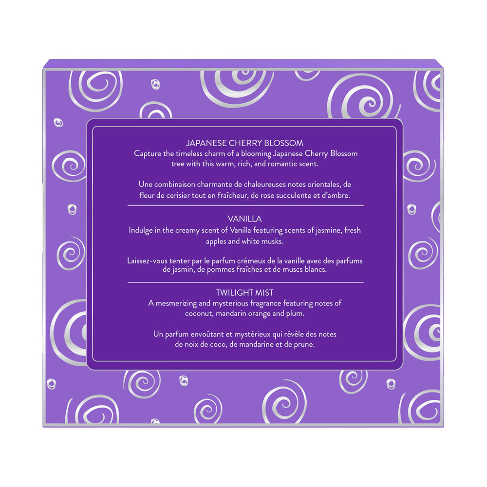 Body Fantasies bottle label and nozzle detail emphasizes quality oils.