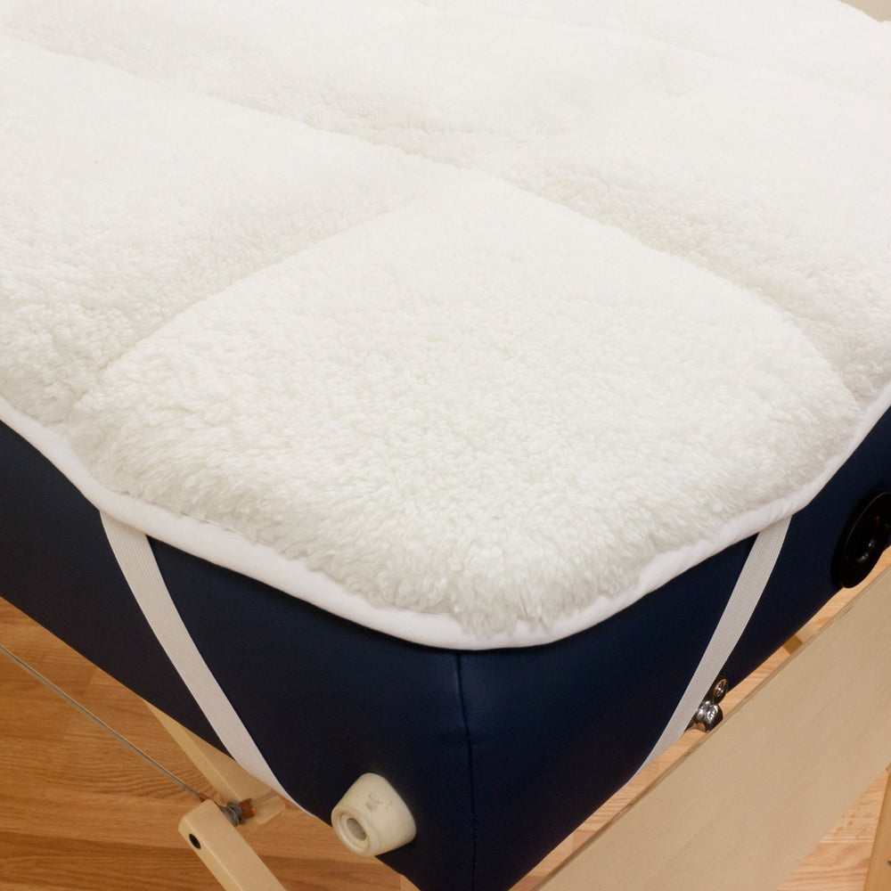 Body Linen Abundance Deluxe reversible fleece side for versatile comfort during sessions