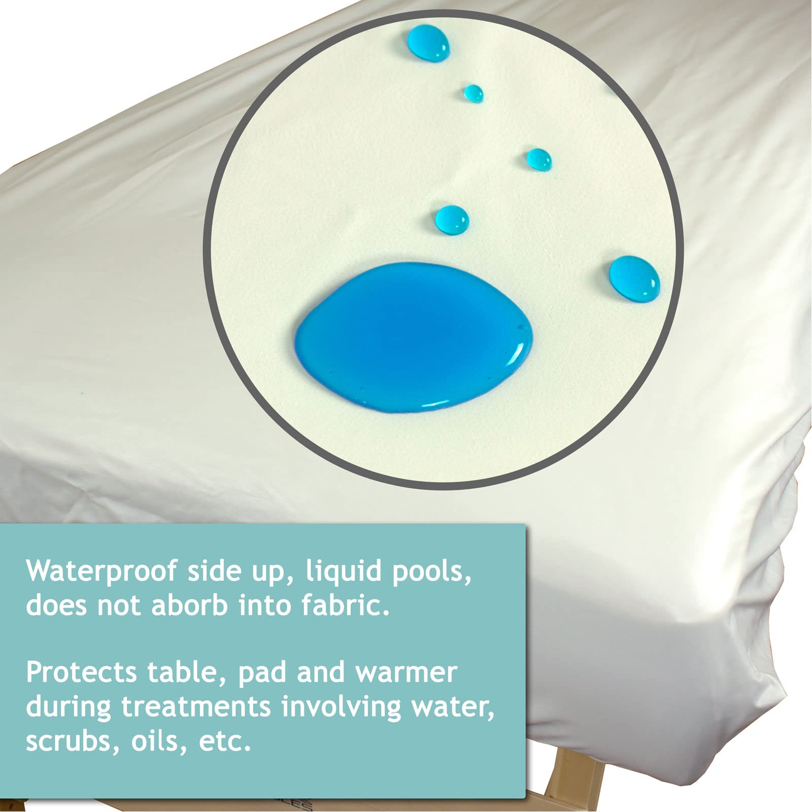 Body Linen massage table cover hypoallergenic breathable fabric promotes comfortable sessions