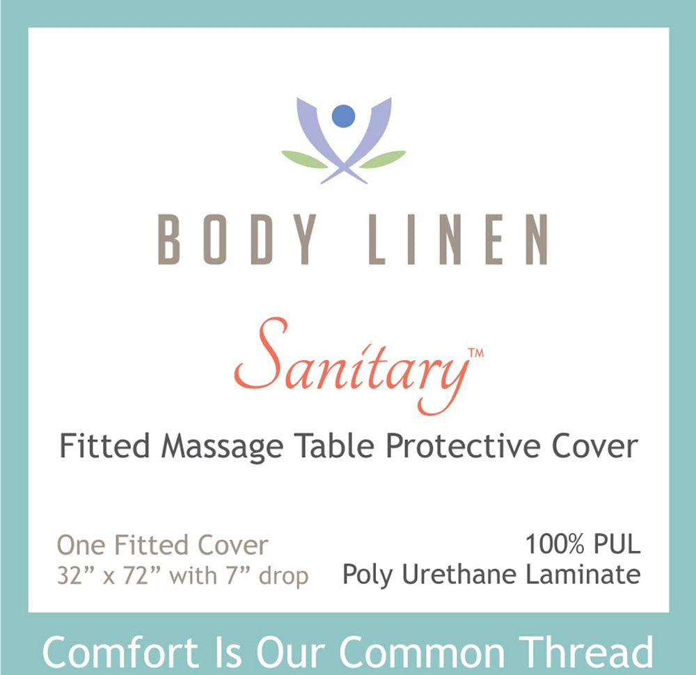 Body Linen massage table cover protects pads and warmers, extending asset life
