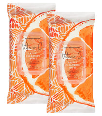 Body Prescriptions makeup cleansing wipes pack front for on-the-go cleansing.