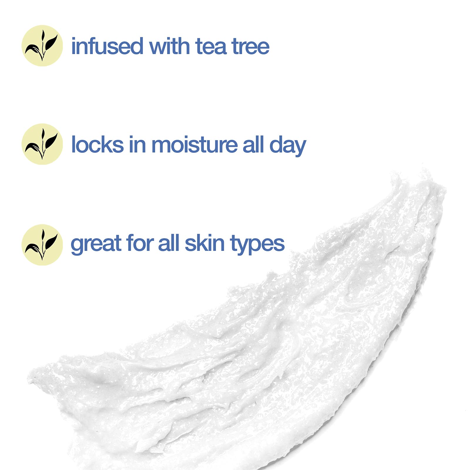 Applying the scrub in gentle circular motions boosts micro-exfoliation