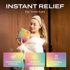 Body Restore antifaz termico ojos lavanda experiencia calmante para descanso ocular y estres