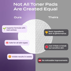 Body Restore Bakuchiol Toner Pads application close-up shows gentle exfoliation