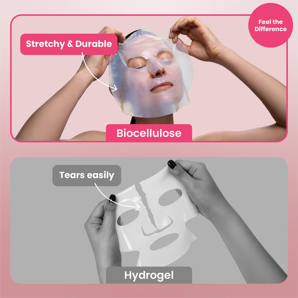 Body Restore collagen face mask 5-pack sheets ready for at-home pampering.