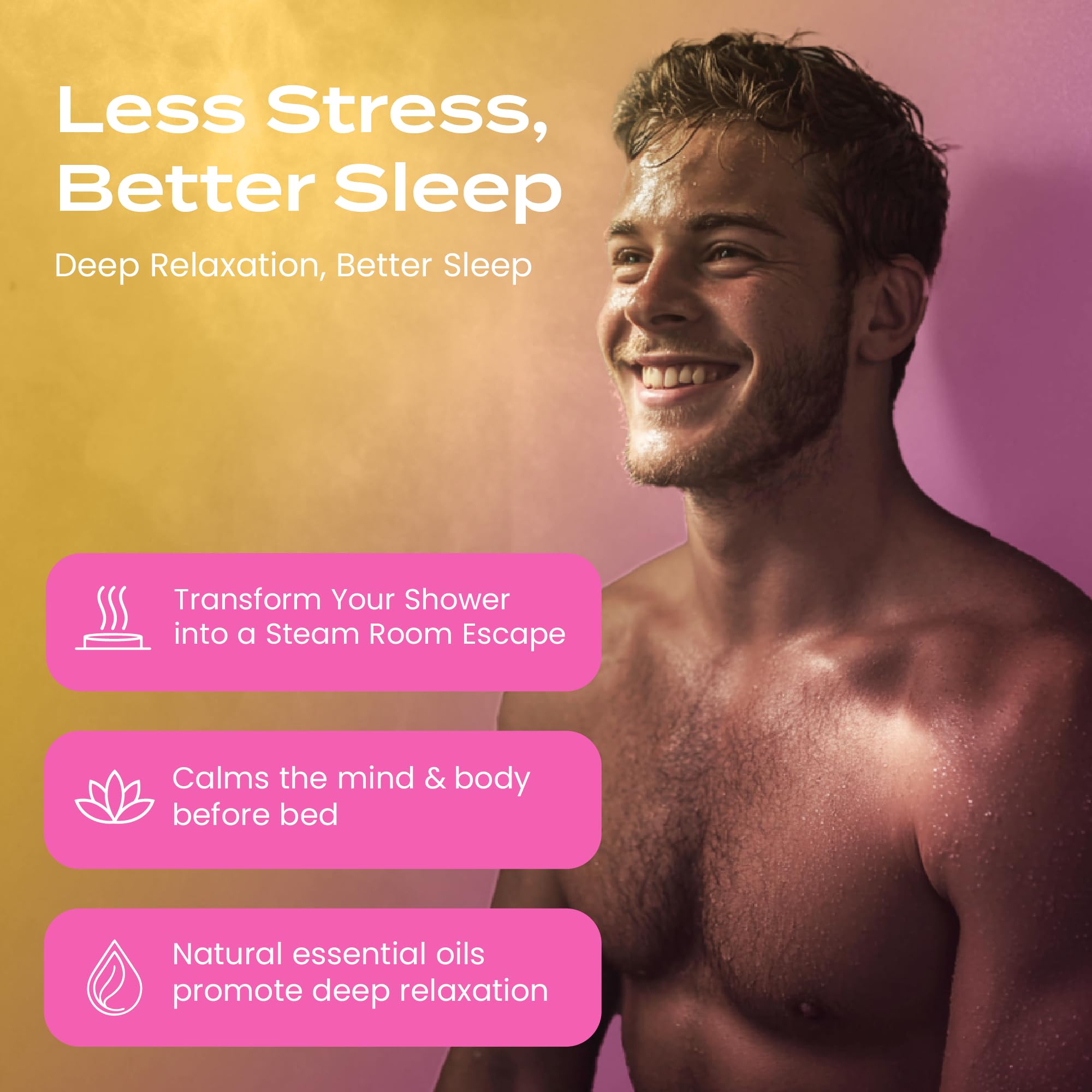 Body Restore citrus vapor release shown signaling a refreshing morning ritual