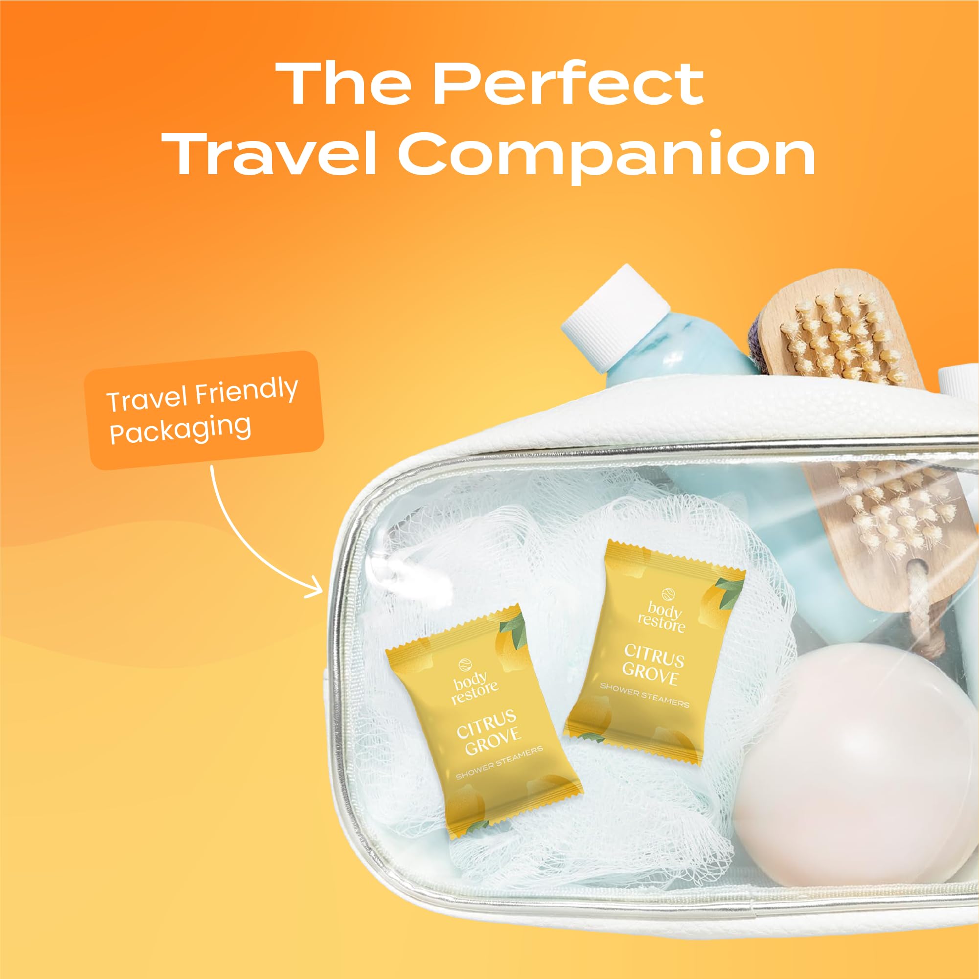 Body Restore Citrus collection neatly displayed for varied rituals