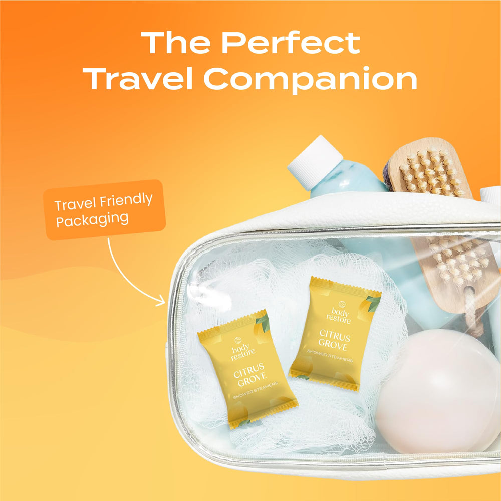 Body Restore Citrus collection neatly displayed for varied rituals