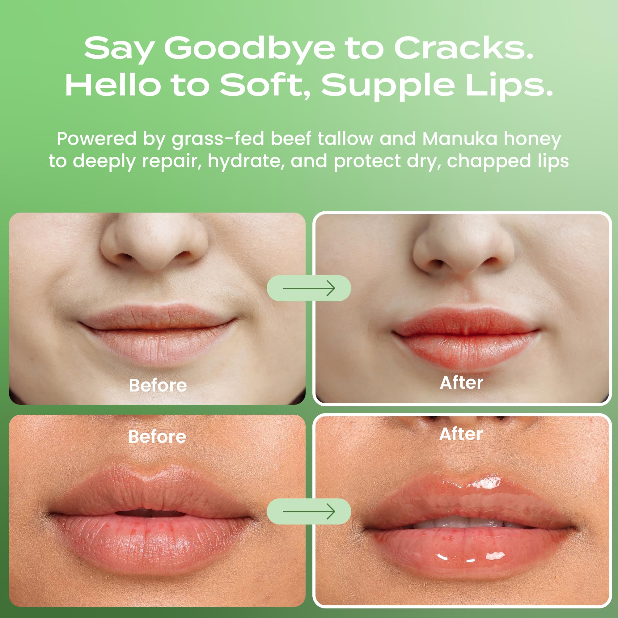 Body Restore travel-size lip mask ideal for on-the-go moisture and scent