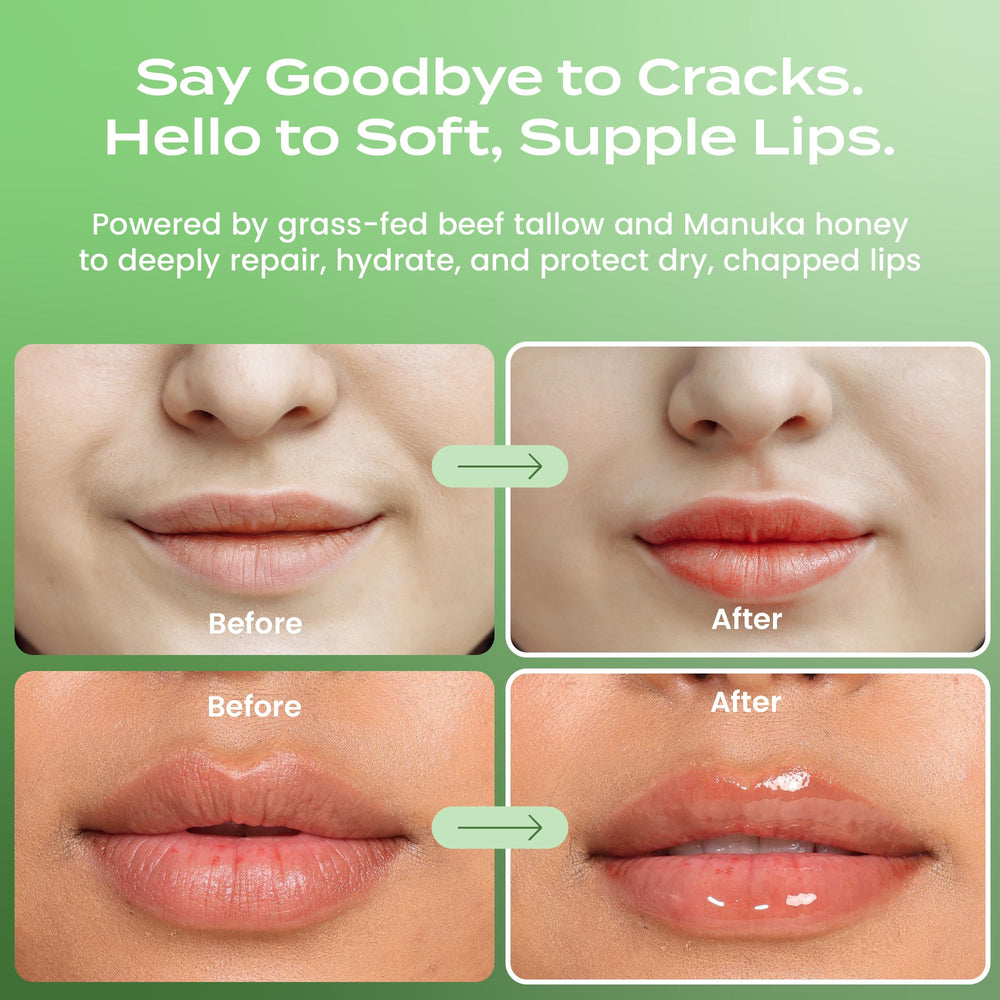 Body Restore travel-size lip mask ideal for on-the-go moisture and scent