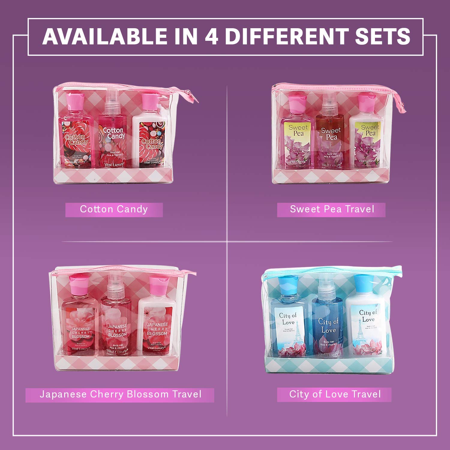 Bodybeau City of Love Spa Set ideal gift for birthdays or Mother's Day