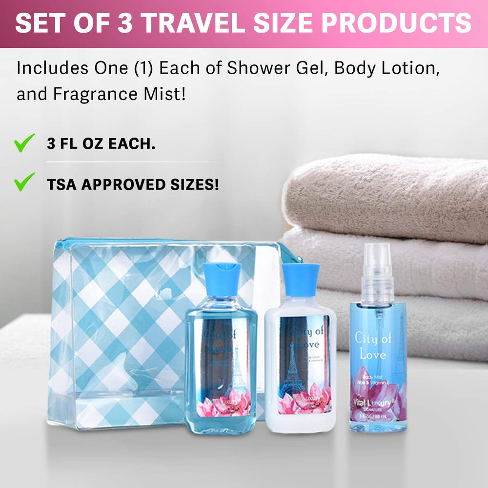Bodybeau City of Love Spa Set natural ingredients like aloe and chamomile