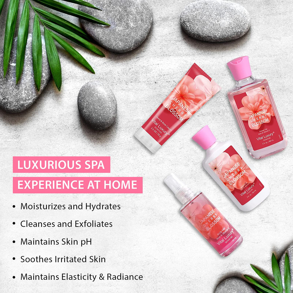 Bodybeau Japanese cherry blossom extracts for soothing notes