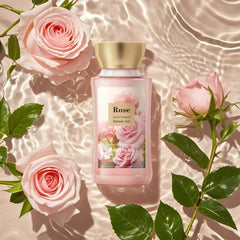 Bodybeau Rose Body Lotion nourishes with rose extract and hydration.