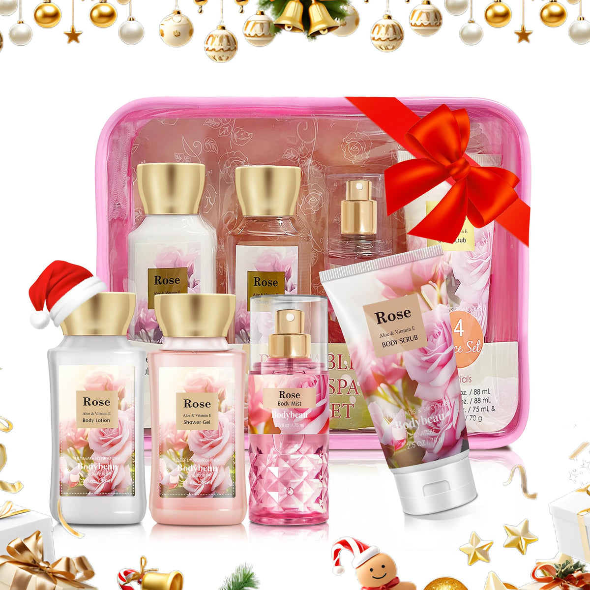 BodyBeau rose collection gift box showcases premium packaging for gifting occasions.
