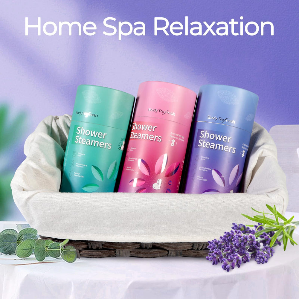 BodyRefresh lavender-steamers-daily-routine turns showers into calming self-care moments.