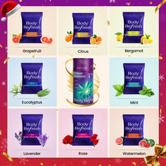 BodyRefresh lavender steamers ideal for relaxing shower rituals.