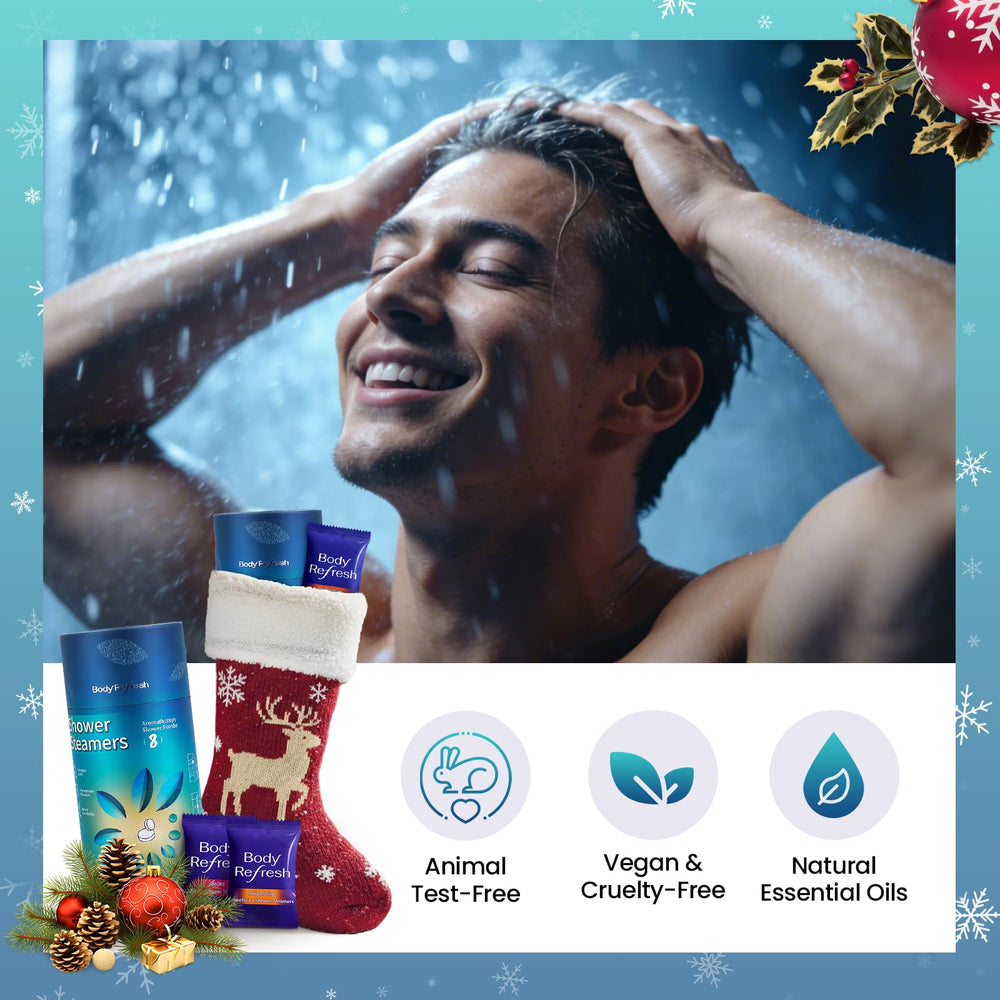BodyRefresh rose shower steamer offers aromatic luxury for a mood-boosting shower.