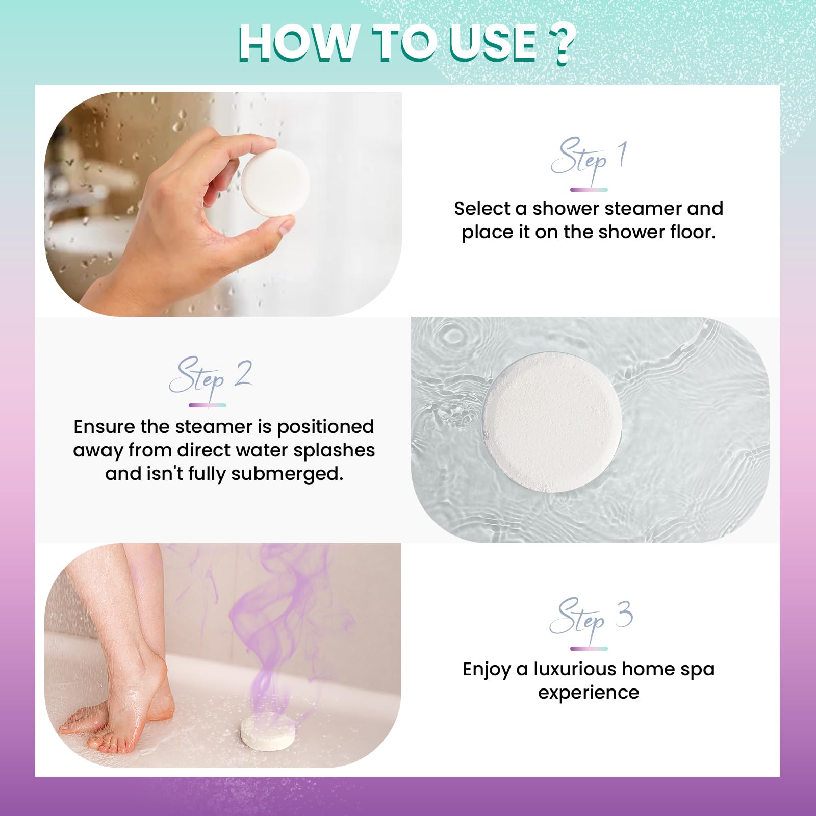 BodyRefresh travel-wrap shower steamers—individually wrapped for hotel showers.