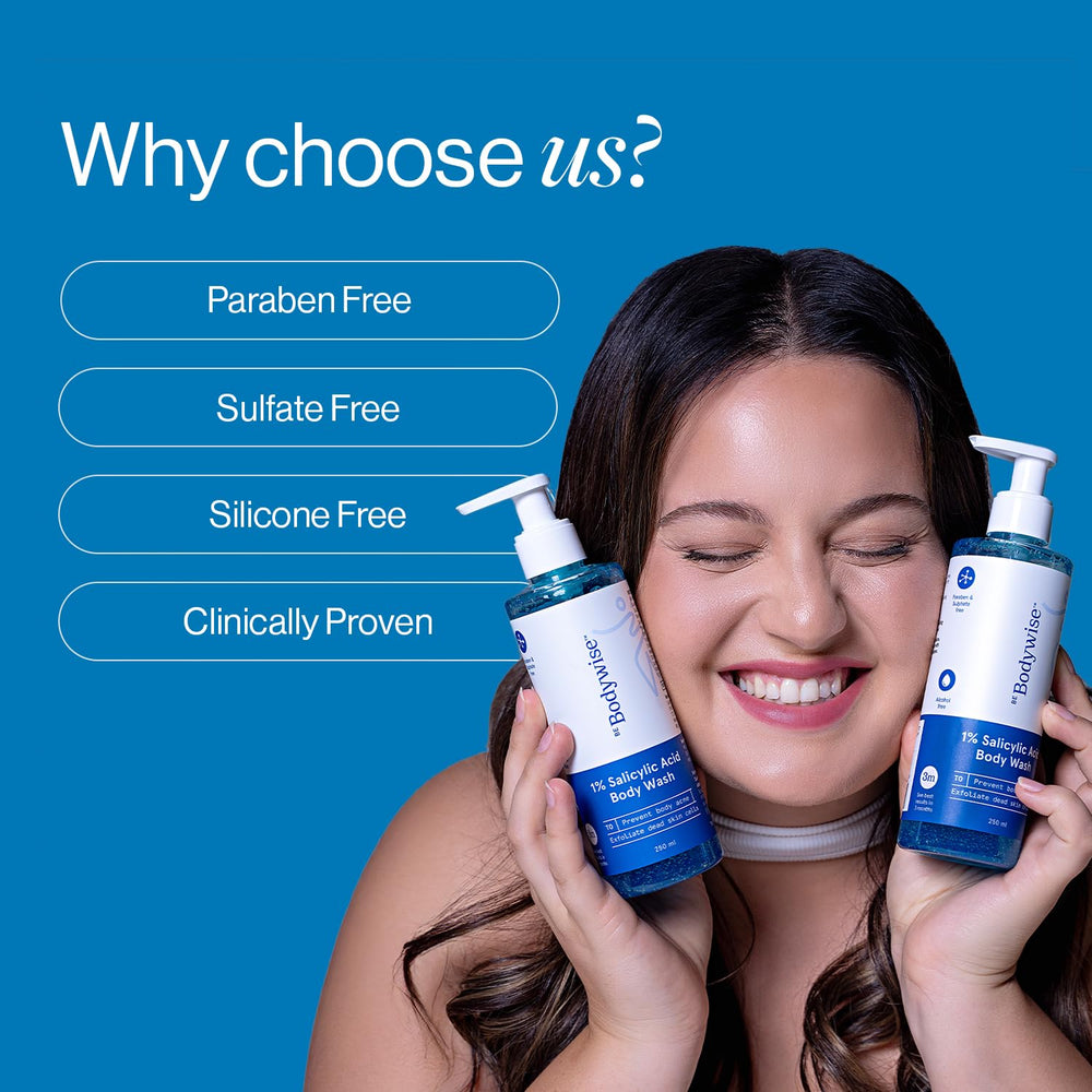 Bodywise Be Body Wash gel-based luxury cleanse with spa-like feel.